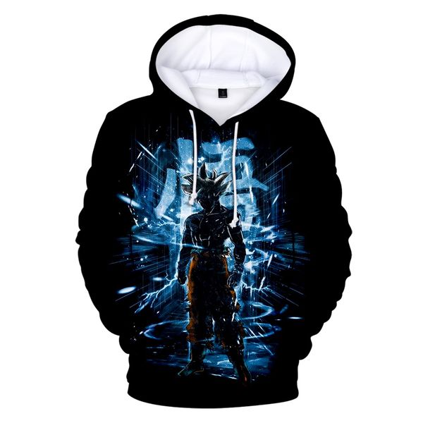 

global funny fighting manga 3d sweatshirts boy's dark bule fashion fits wild streetwear harajuku cool coats, Black