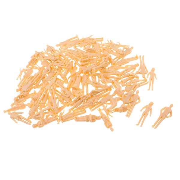 

50pcs / комплект 60 мм миниатюрных человеческих фигур неокрашенных люди модель 1:30 o scale