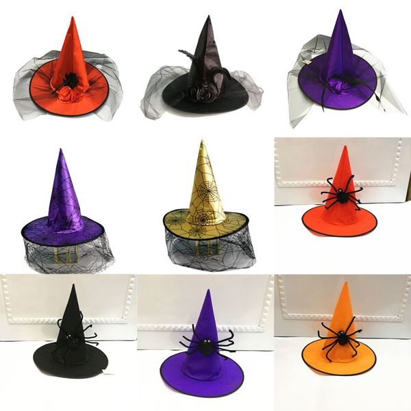 2019 Halloween Witch Hat Kids Party Wizard Hat Halloween