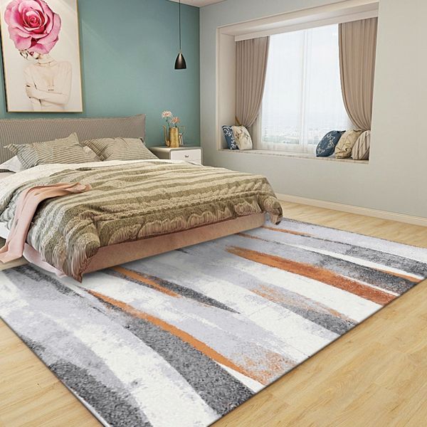 

nordic abstract ink painting geometric carpet for living room non-slip floor mat kids bedroom bedside large home area rug tapete