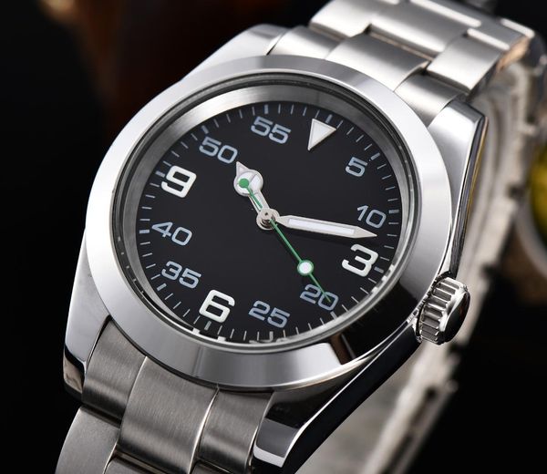 

oumashi men's automatic mechanical watch luminous waterproof watch 40mm lls822, Slivery;brown