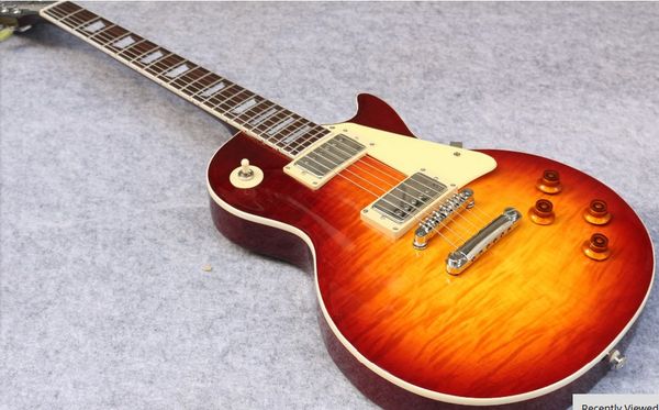 

perfect 1959 r9 les tiger flame paul electric guitar standard 59 electric guitar in stock ing