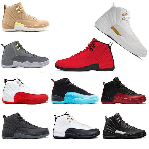 

chaussure 12 xii basketball shoes white flu game gs barons pe wolf grey gym red taxi playoffs gamma french blue mens sport sneaker