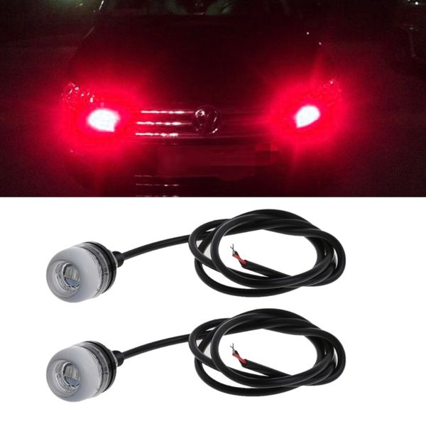 

1 pair 5630 18mm 3led concave mirror eagle eye lamp drl daytime running light for car motocycle