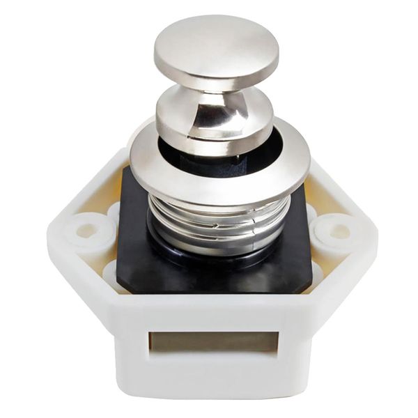 

keyless push button type catch lock cabinet door cupboard wardrobe rv lock