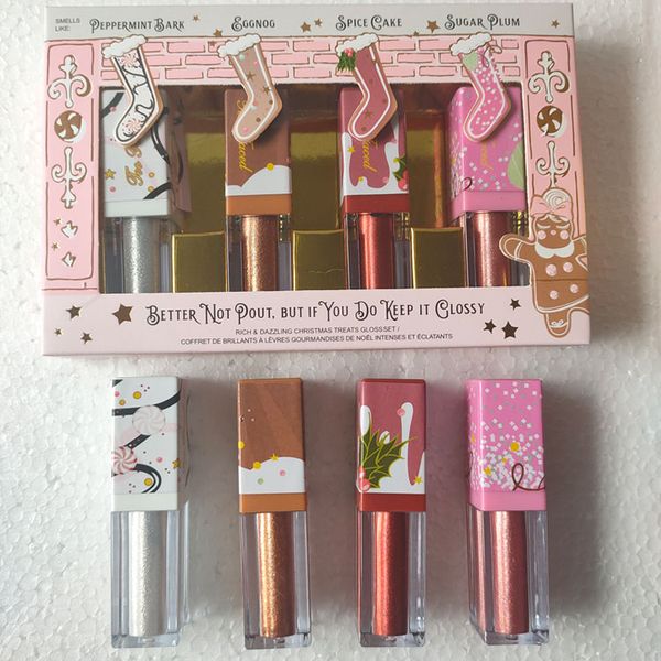 

brand lip gloss 4pcs/set lip gloss makeup set matte lipstick 4color lip sticks make up cosmetic 4pcs/set high-quality