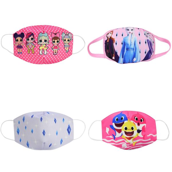 

sweet kids fashion scarf face maskswashable and reusable children's maske with valve baby mask cartoon warm pure cotton fog and haze th, Black