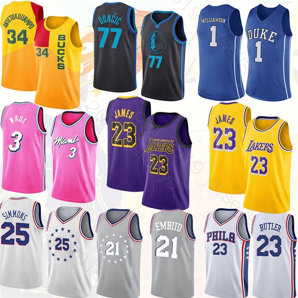 

Ncaa duke blue devil college zion william on jer ey lebron jame jer ey wade antetokounmpo doncic embiid immon butler jer ey