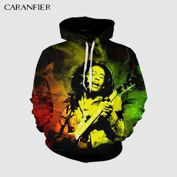 

mens hooded 3d print hip hop women fashion sweatshirt colorful couple long sleeve casual coat tracksuits pullovers, Black