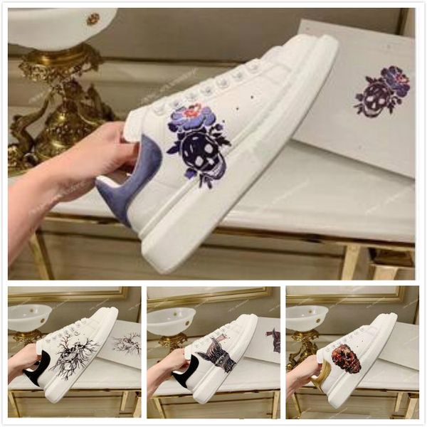 

2020 brand new 5d color printing, printing fashion luxury classic casual shoes platform leather coach men's sneaker cover quality, Black