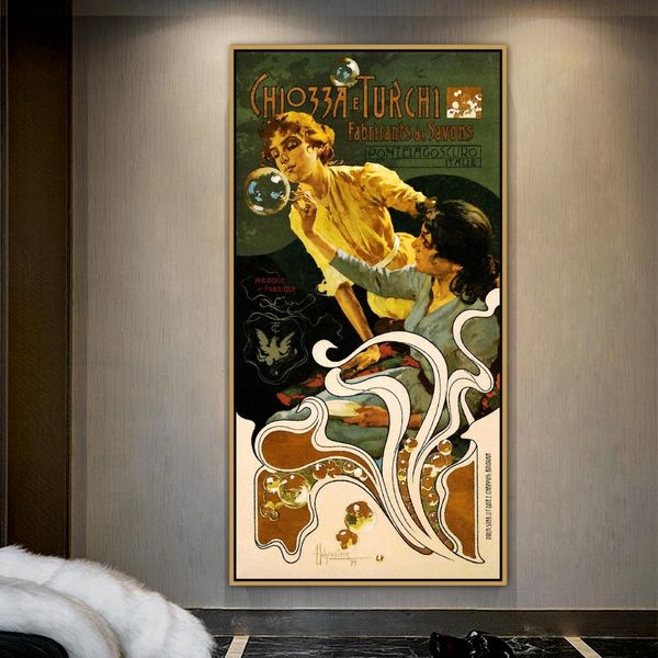 

chiozza old master advertisement retro vintage poster wall p pictures wall art living room decor painting canvas print