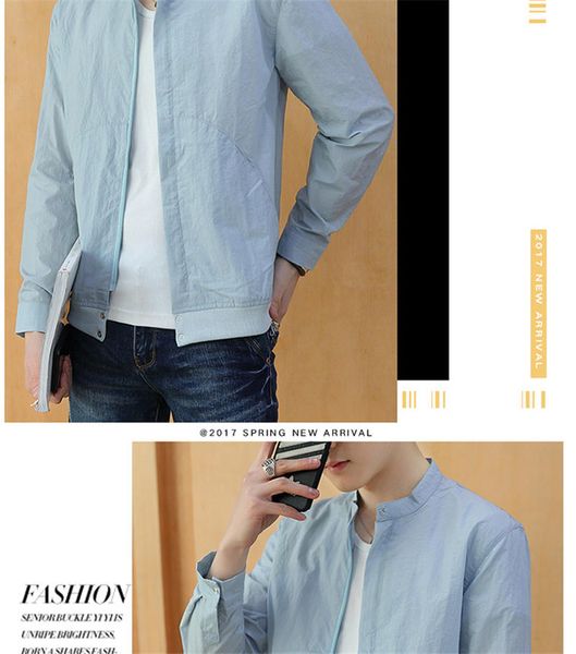 

sun protective mens jackets fashion designer washed mens lapel collar male coats casual outerwear mens clothing, Black;brown