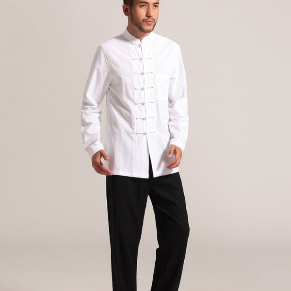 

chinese traditional clothing clothes cheongsam shirt long sleeve for men chinese tang suit for mens male man, Red