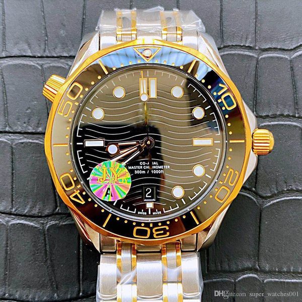 

super watches 039 8215 hama series montre de luxe 8800 movement 316l steel case three degree waterproof mechanical watch, Slivery;brown
