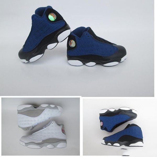 

pure money xiii 13 kids basketball shoes high brave blue infant children athletic sports 13s gg bg toldder sneaker, Black