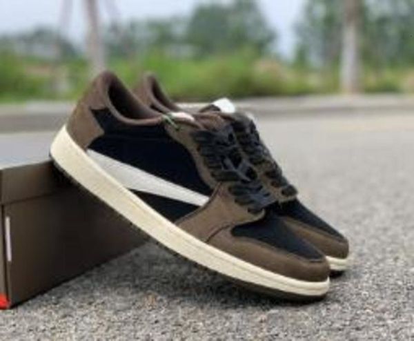 

1travis 2020 скотти x баскетбольной обувь 1s low og sp designer mens женщины мода look верхней замша спорт бег кроссовки casual