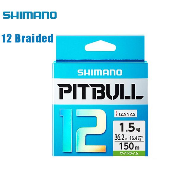 

shimano pitbull12 green blue 150m/200m 12 braided wirebraided fishing line multifilament fishline for lake river