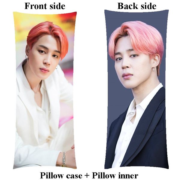 

korea boyfriend jimin hugging long body pillow include pillow filler inner