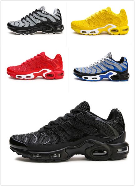 

tn plus se running shoes triple white black hyper psychic blue deluxe glasses mens trainers sports sneakers size 40-46