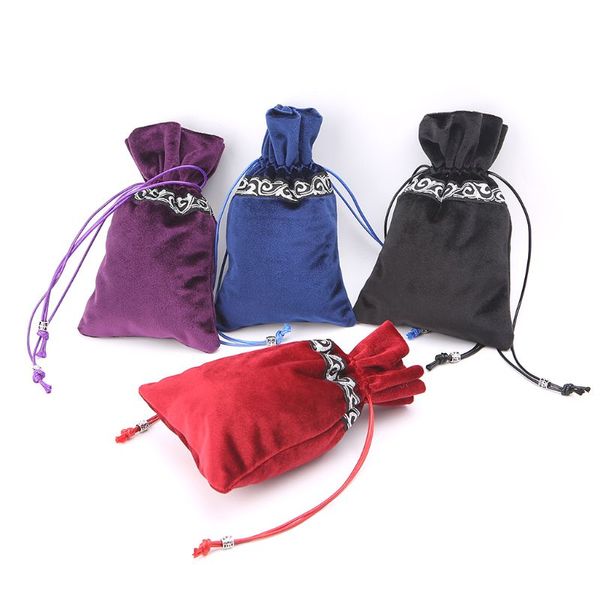 

velvet tarot tablecloth divination altar tarot cards bag board game accessories hn