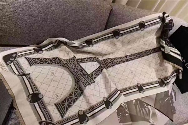 

новая осень / wintersuper яркий и дорогой золотой и серебряной нити материала супер высокого класса ткани текстуры шелка и шерсти шарф, Blue;gray