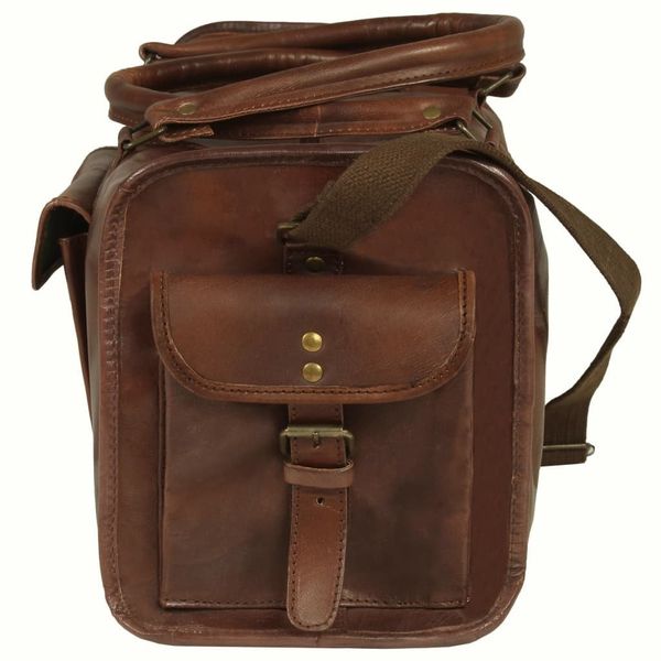 

вещевой мешок натуральная кожа brown ф.ф. 654546