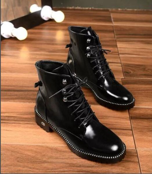 

New bow tie hort boot heep kin cow martin boot de igner woman hoe big ize 35 42