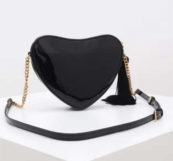 

2020 high crossbody luxury sell new luxury color matching bag quality womens bags cowhide designer designer shoulder loving heart b pogu, Red;black
