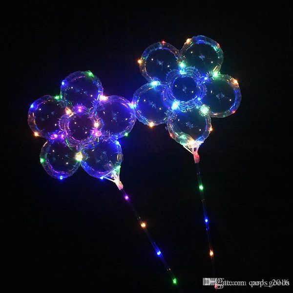 

plum light balloons flashing 18 handle balloon bobo balloon wedding party led with inch stick blossom birthday up decoration wegew
