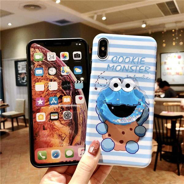 

full protection quicksand mobile phone case soft silicone shell all-inclusive protective sleeve for iphone 7 8 6s plus x xs max case