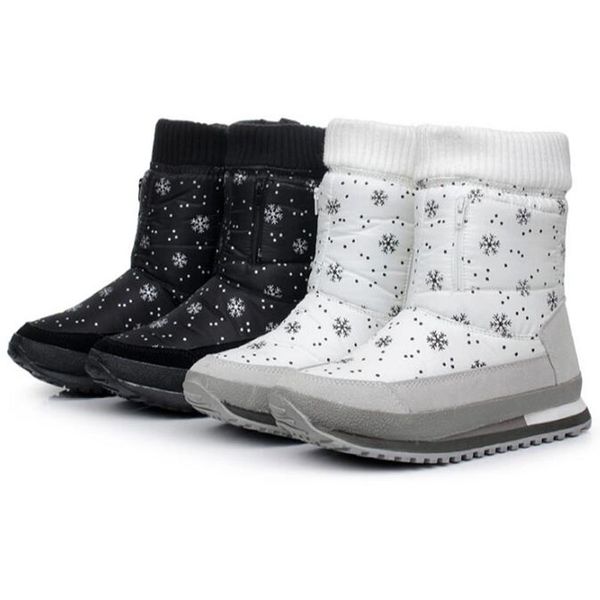 

women winter boots new design rubber duck waterproof snow boots jogging women shoes multicolor s4786, Black