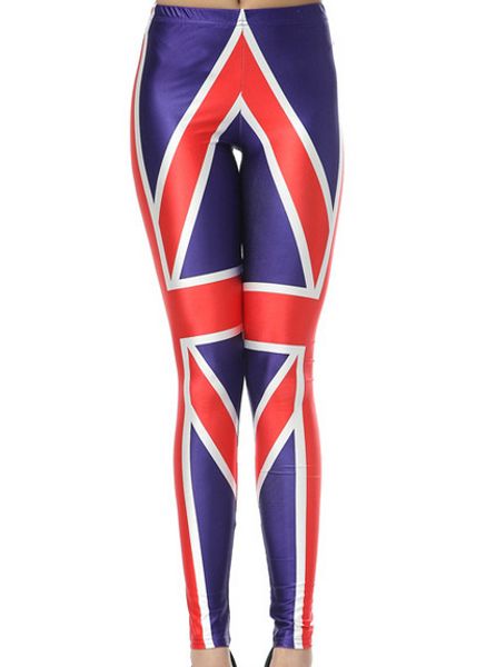 

spring and autumn thin digital printing british flag underpants, Black