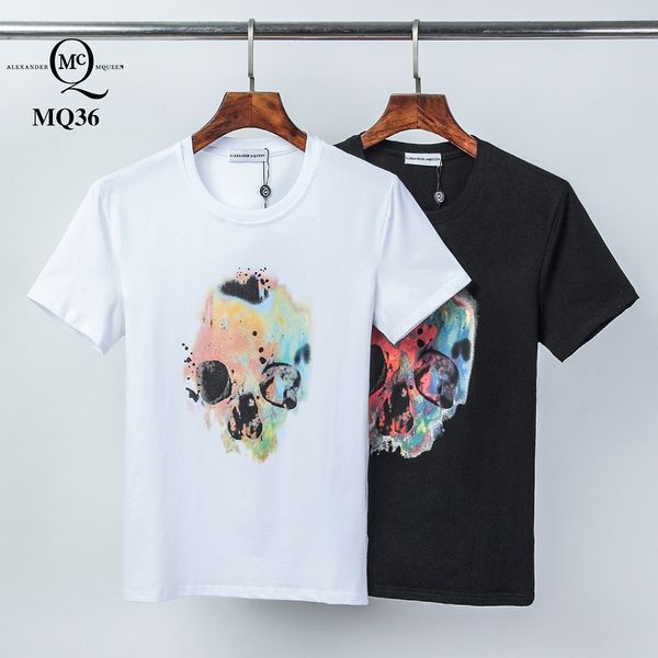 

men's luxury short sleeve t-shirts fashion t-shirts men's cotton men's clothing shirts, White;black