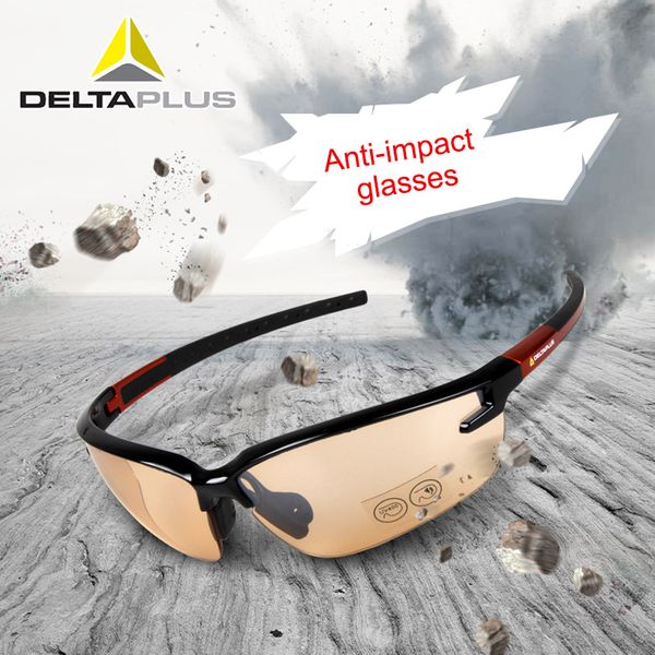 

deltaplus 101110 защитные очки наружные очки пылезащитный песок ветрозащитный анти-уф очки езда защитные очки, Black