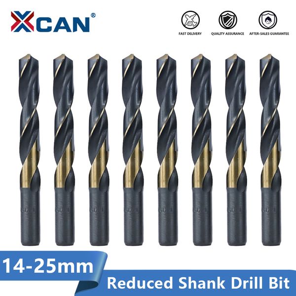 

xcan reduced shank drill bit 14-25mm twist drill bit hss hole cutter metal