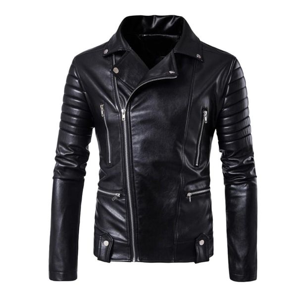 

men winter leather jacket biker motorcycle zipper long sleeve coat blouses casaco masculino jaqueta masculino ropa mujer, Black;brown