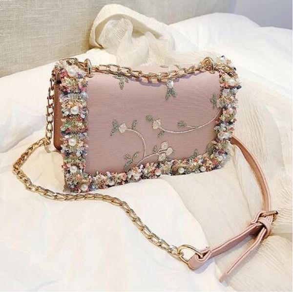 

uk womens quilted chain bag leather shoulder crossbody handbag messenger purse