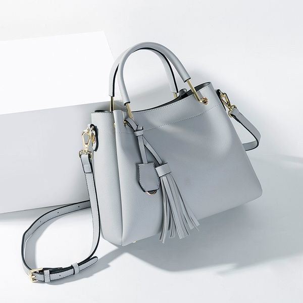 

2019women's korean fashion bucket bag, high-capacity hand-held single-shoulder messenger bag