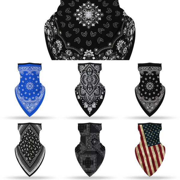 

ni6m6 head scarf windproof hiking bike cycling face mask uv protection mtb headwear fishing mask scarf bandana ski halloween skull, Black