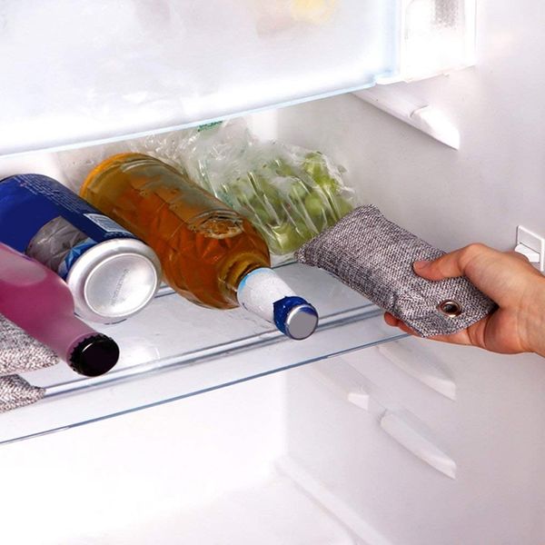 

12 pack 75g each bamboo charcoal air purifying bag, travel size shoe deodorizer, natural air freshener, odor eliminator, activat other house