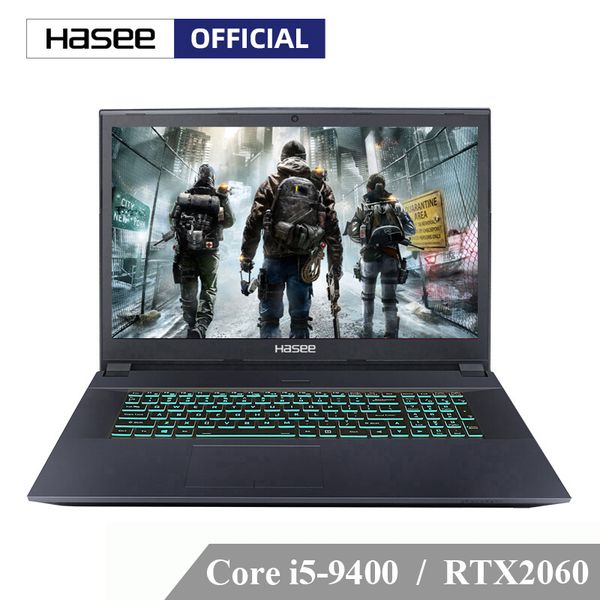 

hasee gx8-ct5dh ноутбук для игр (intel core i5-9400 + rtx 2060 / 8gb ram / 256g ssd + hdd 1t / 17,3 '' 120hz 94% ntsc) god of war