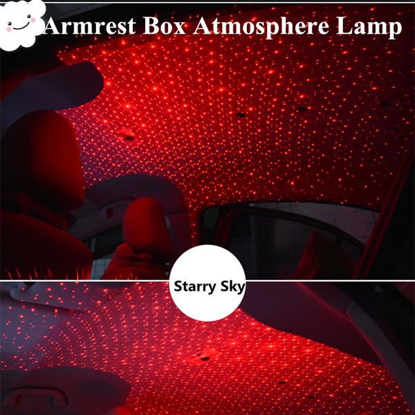 

audew 2019 usb led car atmosphere ambient star light colorful meteor/starry sky lamp interior decorative light for car home