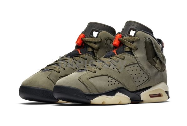 

new arrival travis scotts 6 mens basketball shoes 3m ts olive green cactus jack baskets x 6s des chaussures designer sneakers