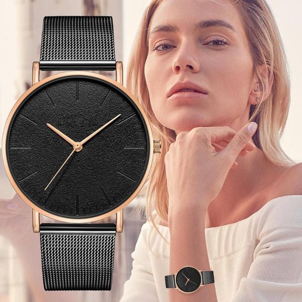 

vansvar women watch round dail luxury silver clock reloj classic casual alloy fashion casual quartz wristwatch montre femme#w, Slivery;brown