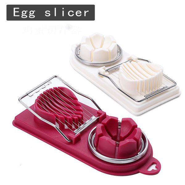 

кулинария инструменты egg splitter cut многофункциональные kitchen яйцерезка sectione cutter плесень яйцо делители ножницы фрукты slicer