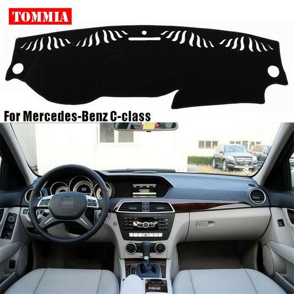 

for benz c-class car dashboard cover non slip dash mat sun shade carpet pad