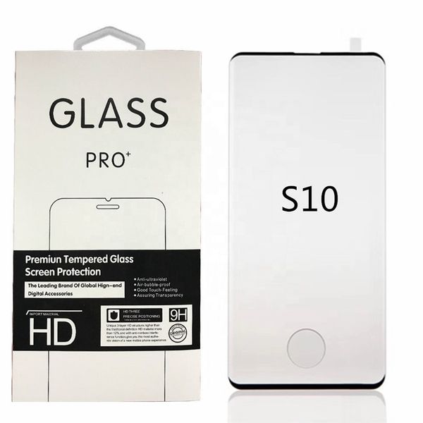 

3d screen protector for samsung galaxy s10 s9 note 10 s8 plus edge full glue tempered glass for iphone xs max temper glass film