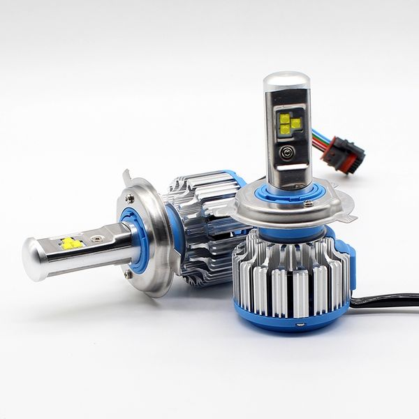 

h4 70w 6500k 8000lm светодиодная фара 2шт