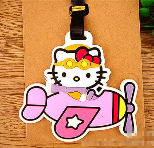 

new cute hello kitty tag silicone tags id holder case yey-c61wb