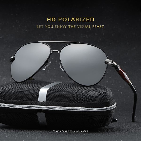 

the new polarized sunglasses men sun glasses for fishing driving sunglasses, White;black